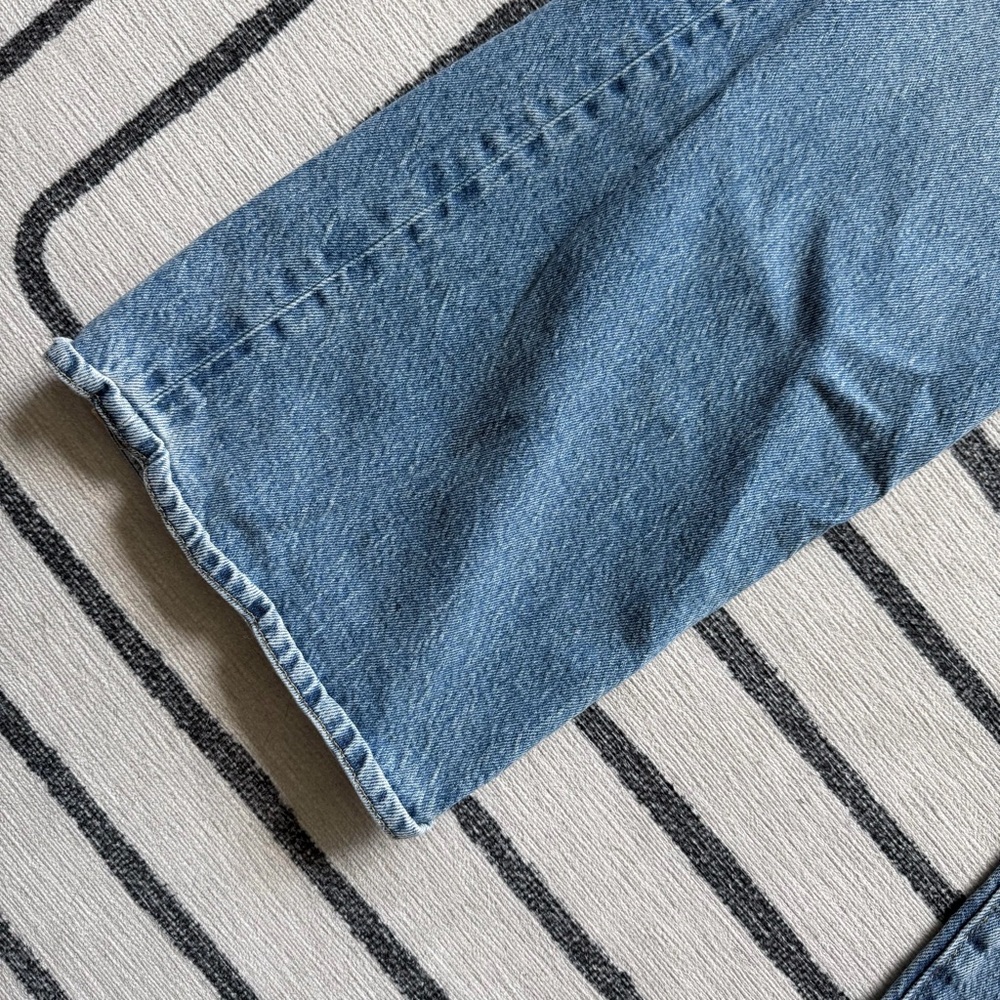 LOFT Straight Leg Mid-Wash Ankle Jean Size 6P - Picture 3 of 7